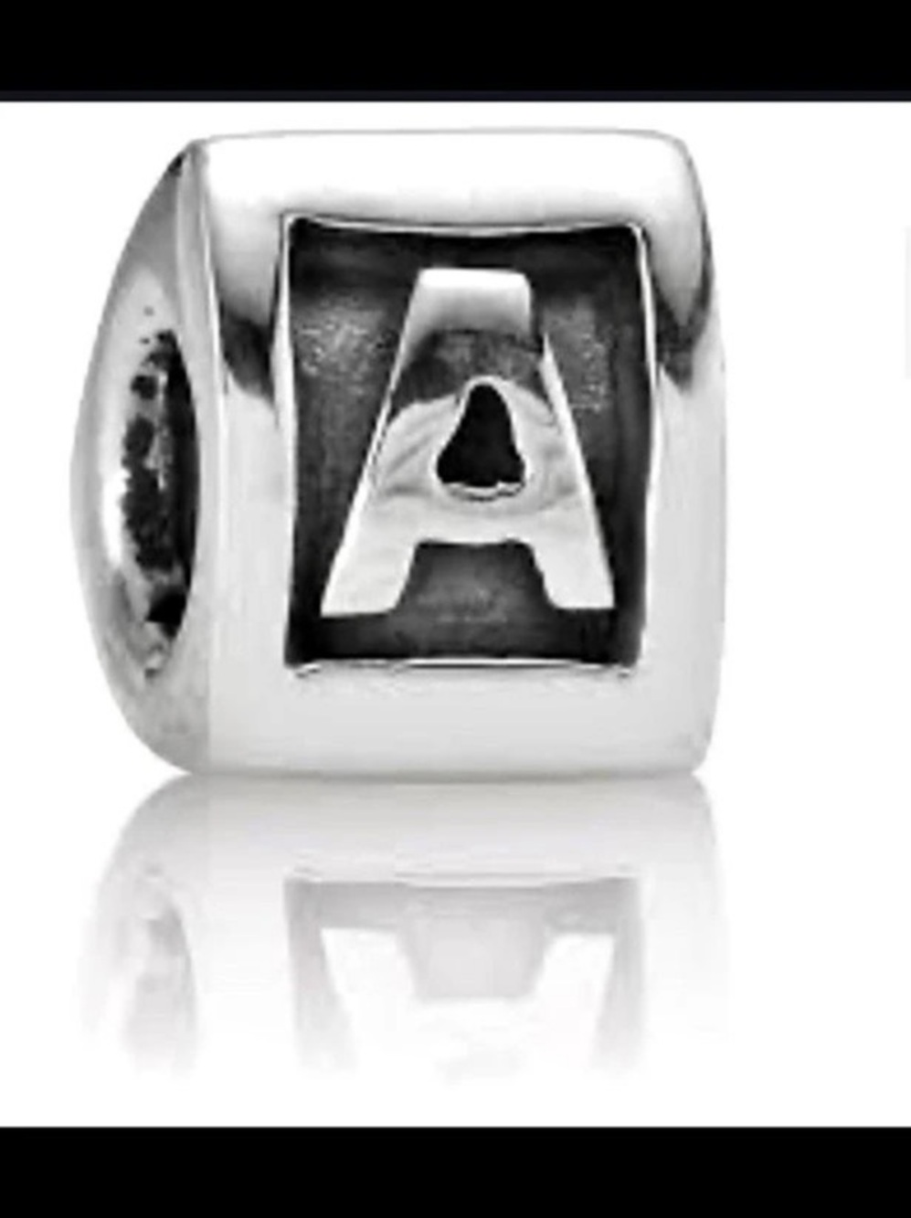 Alphabet Letter - A
Retired Sterling Silver Alphabet Bead - Letter A - 790323A
